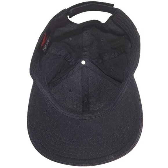 Black Honda Racing Official License Hat Wing Logo Cap Adjustable Strap Unisex - Picture 7 of 8